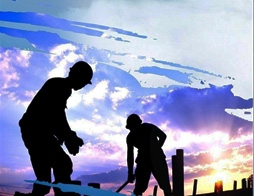 坚持带伤工作 展现敬业精神